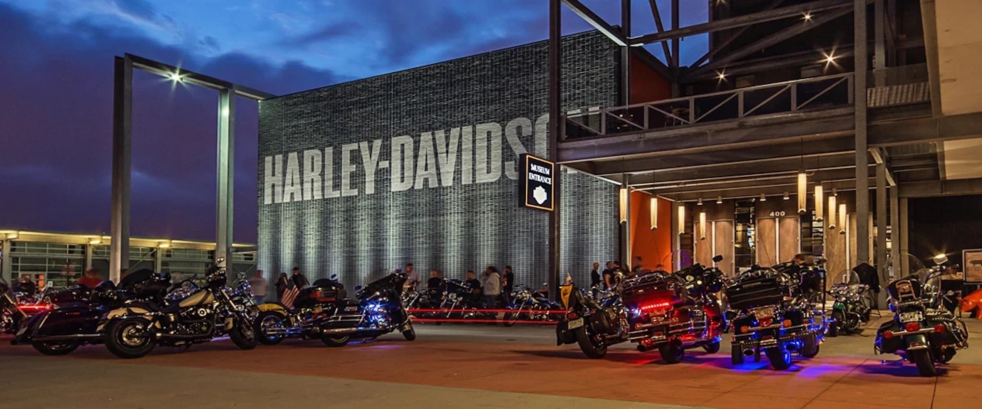Harley-Davidson's museum. Media sourced from Harley-Davidson.