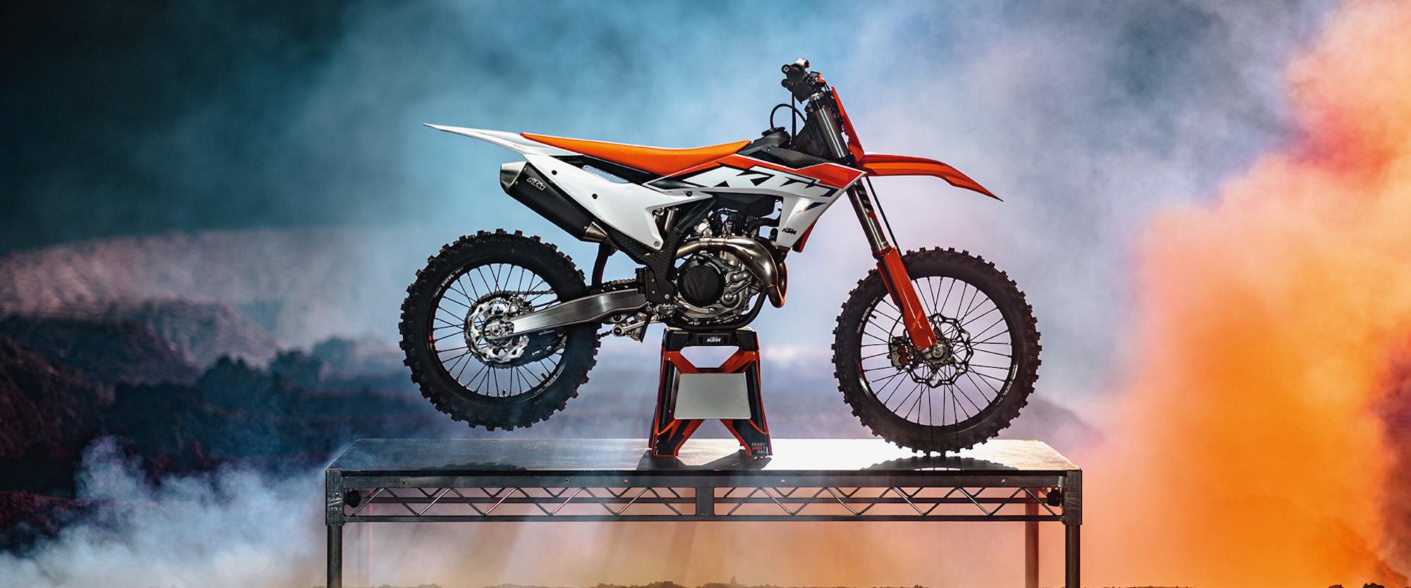 KTM's all-new 2023 450 SX-F. Media sourced from KTM. 