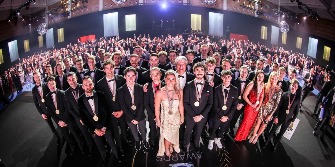 The crowd present at 2022's FIM Awards ceremony. Media sourced from KTM's relevant press release.