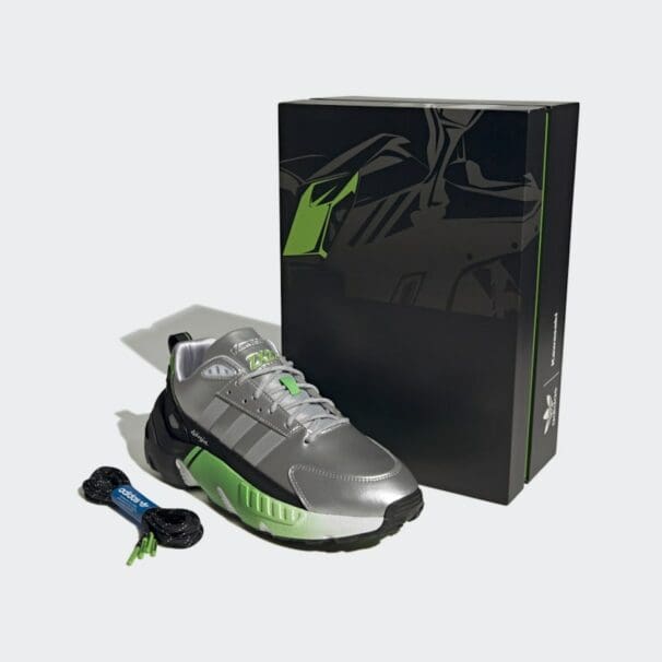 Kawasaki's ZX22, created in partnership with Adidas. Media sourced from Adidas's website.