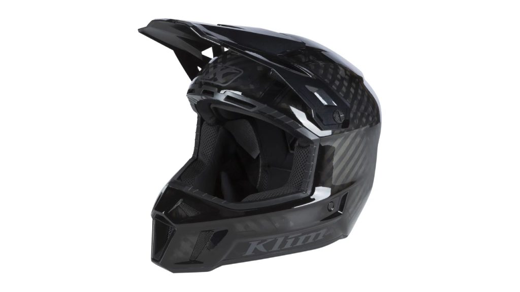 Klim F3 Carbon Phantom Helmet on white background