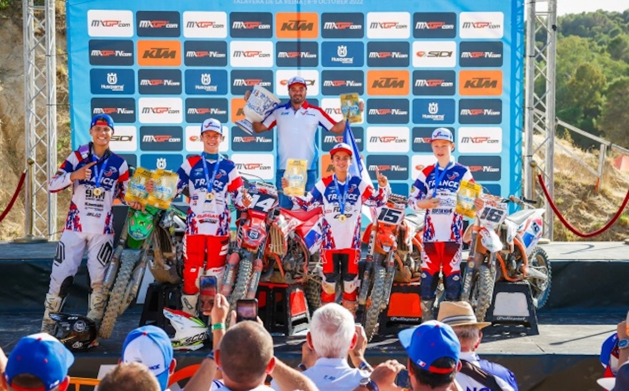 MXGP's myriad of 2022 memories, courtesy of MXGP's website. 