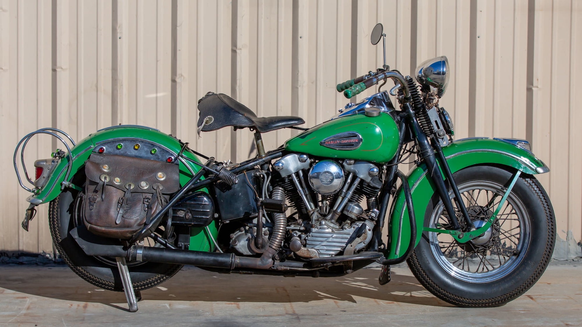 The Harley-Davidson Knucklehead in all her glory. Media sourced from Mecum auctions.