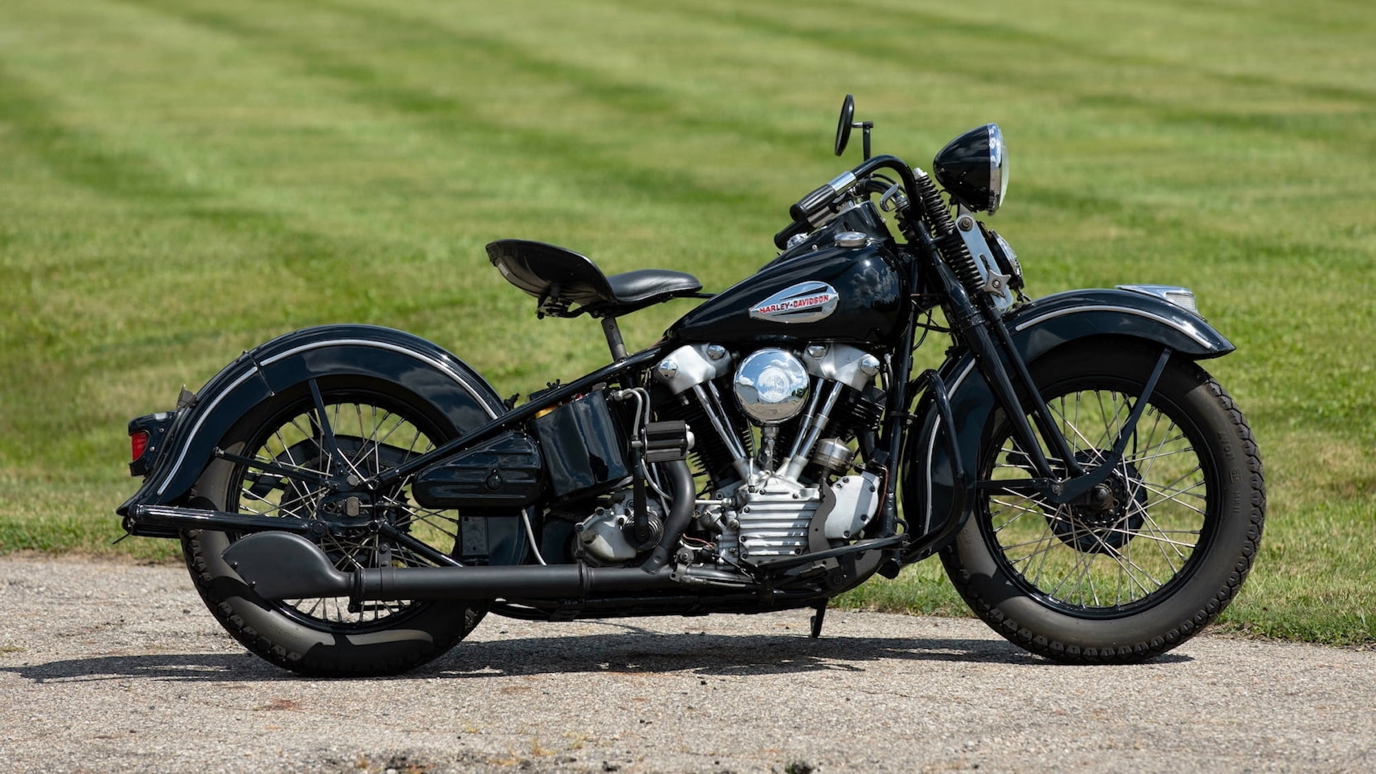 The Harley-Davidson Knucklehead in all her glory. Media sourced from Mecum auctions.