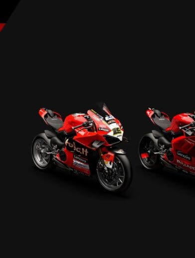 Ducati's Championhip replicae, featuring both bikes that made the win for 2022 (re. Bautista and Bagnaia). Media sourced from Ducati's website.