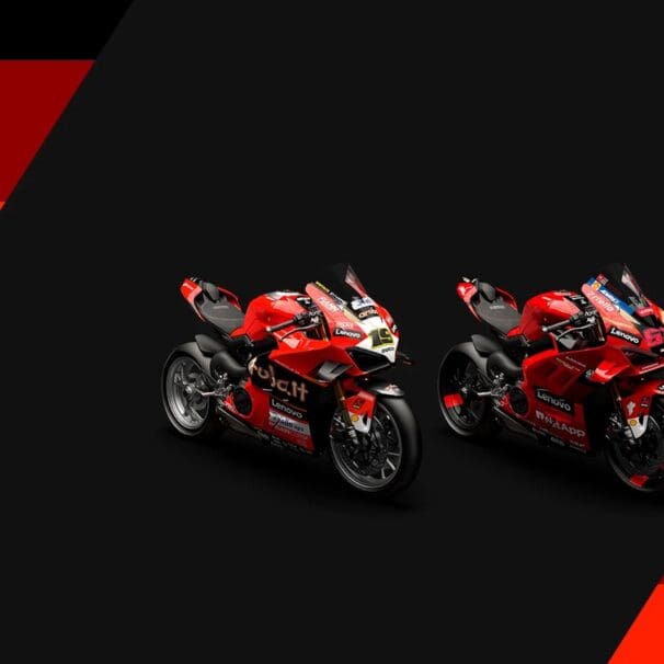 Ducati's Championhip replicae, featuring both bikes that made the win for 2022 (re. Bautista and Bagnaia). Media sourced from Ducati's website.