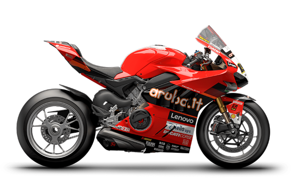Ducati's Championhip replicae, featuring both bikes that made the win for 2022 (re. Bautista and Bagnaia). Media sourced from Ducati's website.