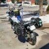 Motorcycle with Shad Terra TR40 soft adventure luggage on sides