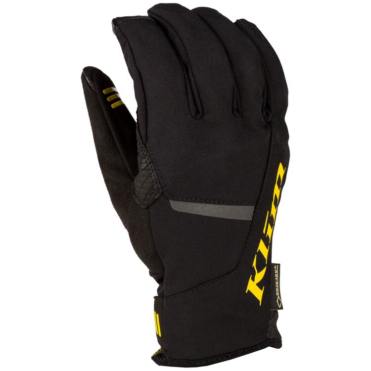 Black Klim Inversion GTX Gloves on white background