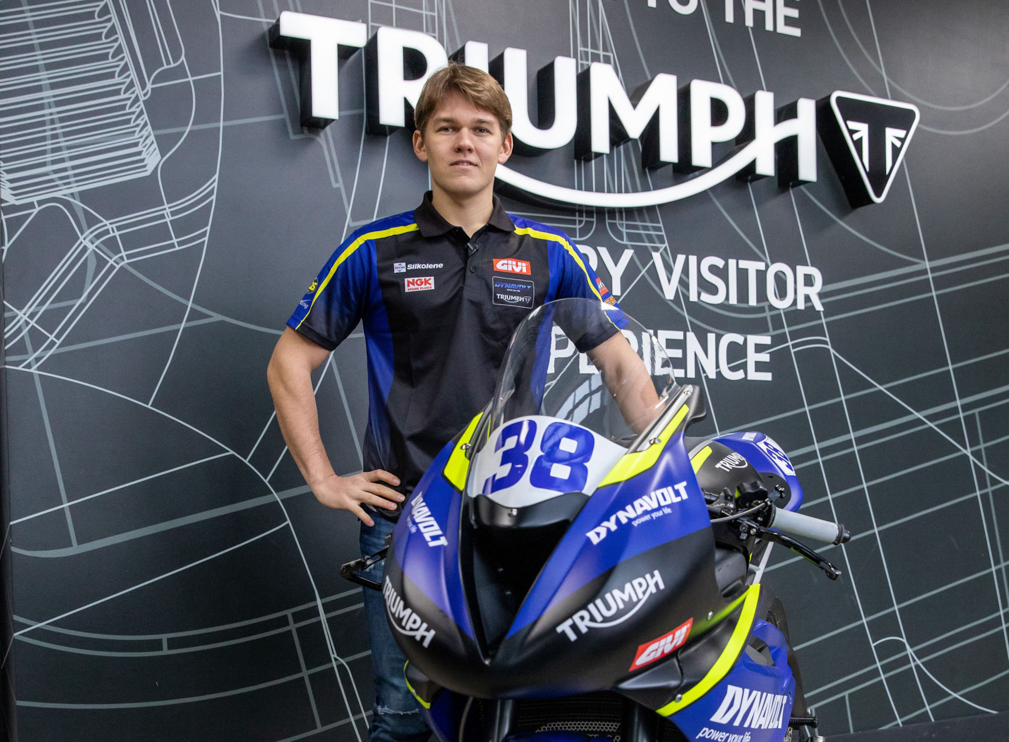 Triumph's excited to e headed for entry into the Supersport World Championship! Media sourced from Roadracing World.