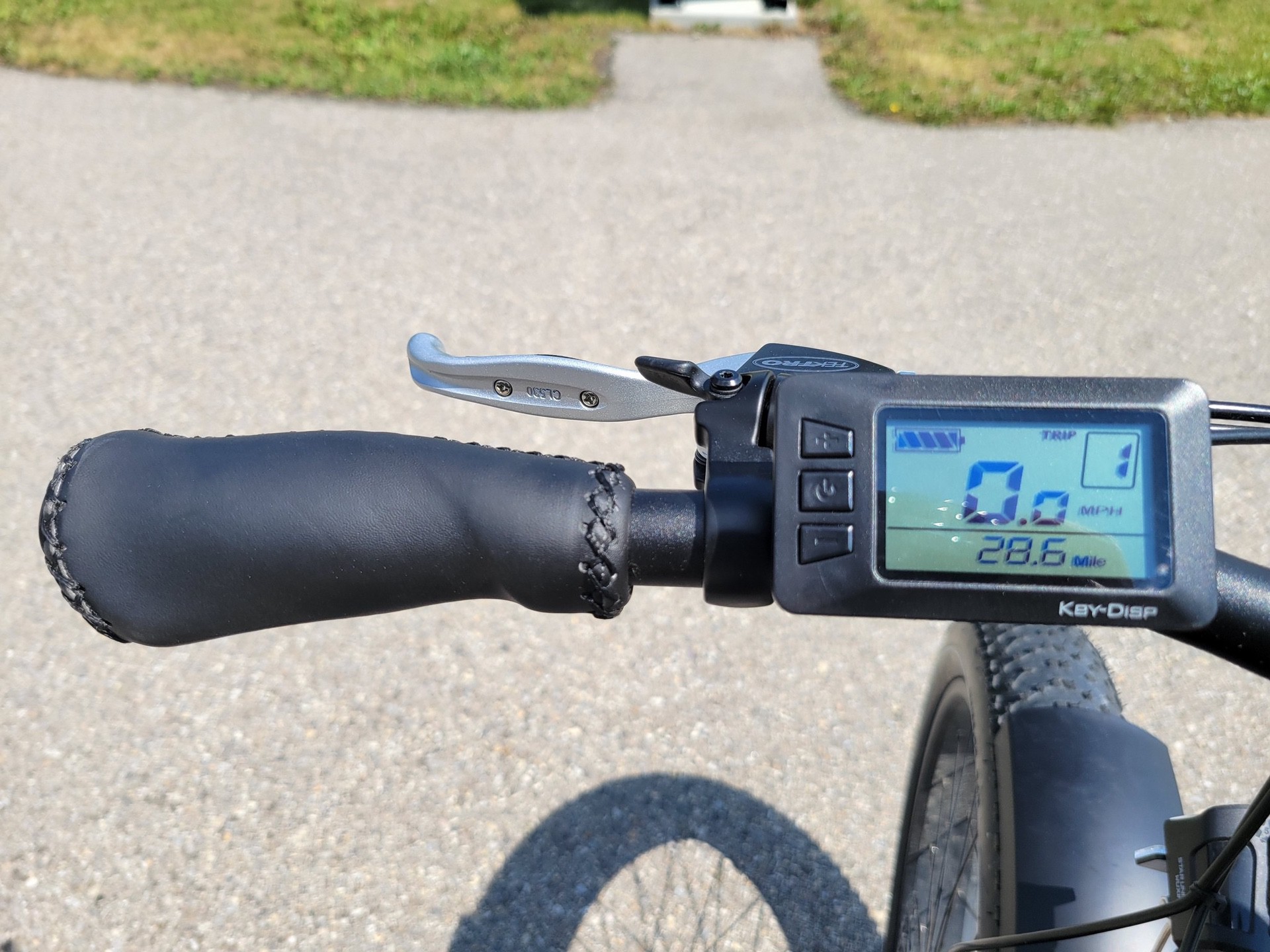 LCD Display on TurboAnt Nebula N1 Electric Bike