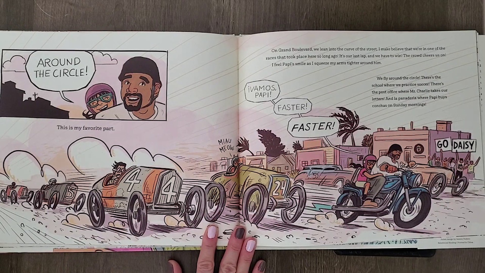 A sneak peek of “My Papi Has a Motorcycle” / “Mi Papi Tiene una Moto.”Media sourced from Youtube. 