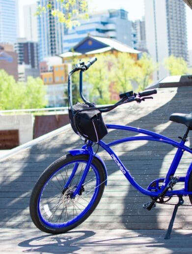 Blue 2021 Pedego Interceptor w/ 26" Classic Frame