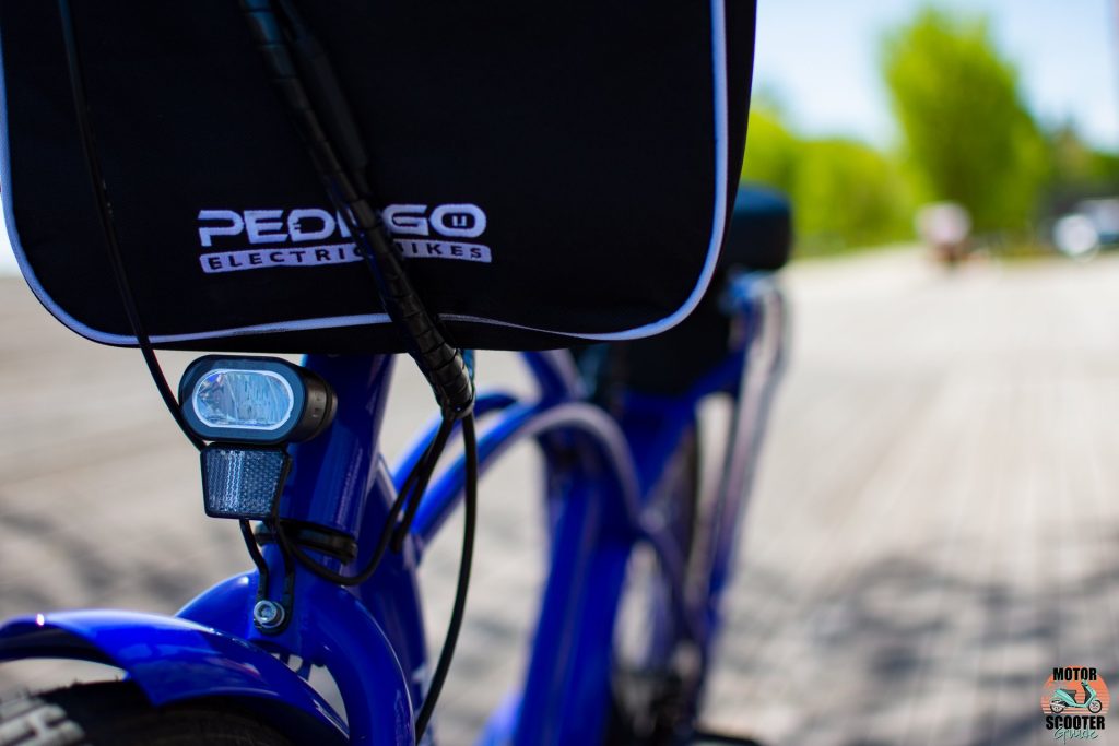 2021 Pedego Interceptor front headlight