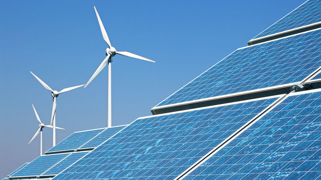 renewable wind and solar energy generation in Canada