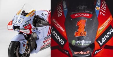 Ducati's satellite teams that have released their teams and livery for 2023: Gresini Racing, and Ducati Lenovo. Media sourced from MotoGP and Youtube.