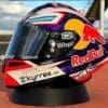 Alpinestars' very first road-racing helmet, which will be featured in 2023's MotoGP by Jorge Martin. Media sourced from Alpinestars' IG platform.