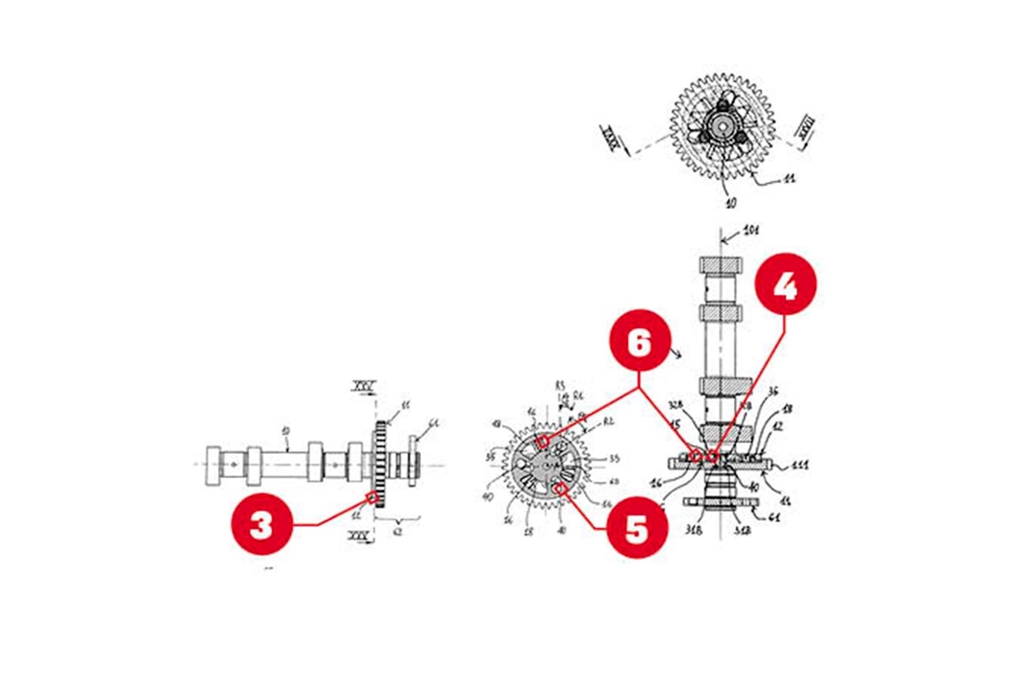 Aprilia's incubating variable valve timing (VVT) system. Media sourced from MCN.