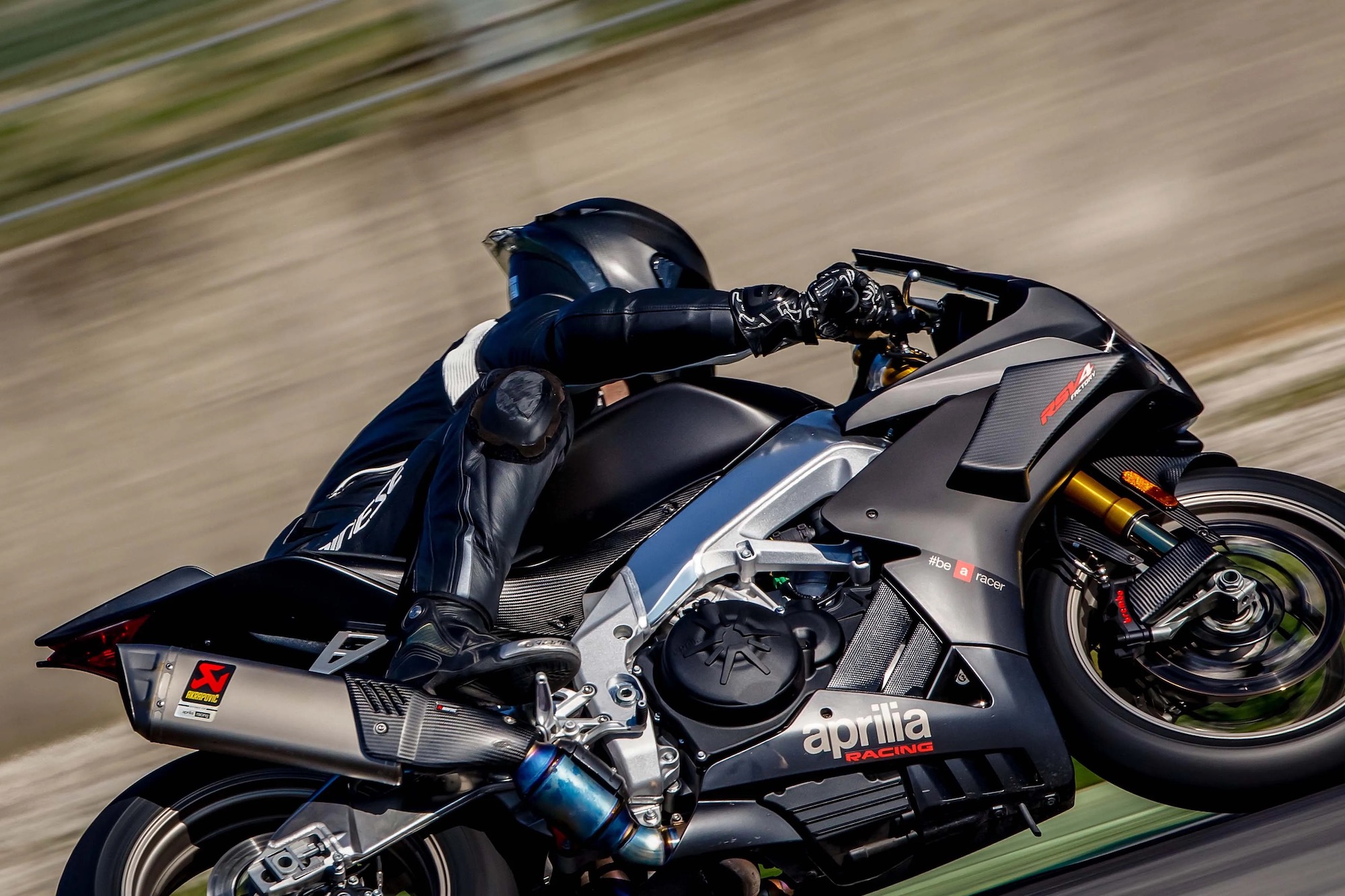 Aprilia's RSV4 1100 Factory Edition. Media sourced from Asphalt & Rubber.