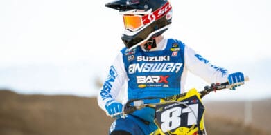 Suzuki's BarX 250 Racing Team, which will be competing in the Supercross and Motocross titles for 2023, with the help of Answer Racing. Media sourced from Suzuki's pressr releases.