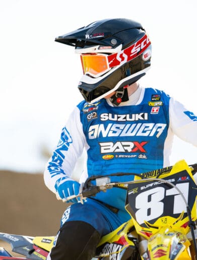 Suzuki's BarX 250 Racing Team, which will be competing in the Supercross and Motocross titles for 2023, with the help of Answer Racing. Media sourced from Suzuki's pressr releases.