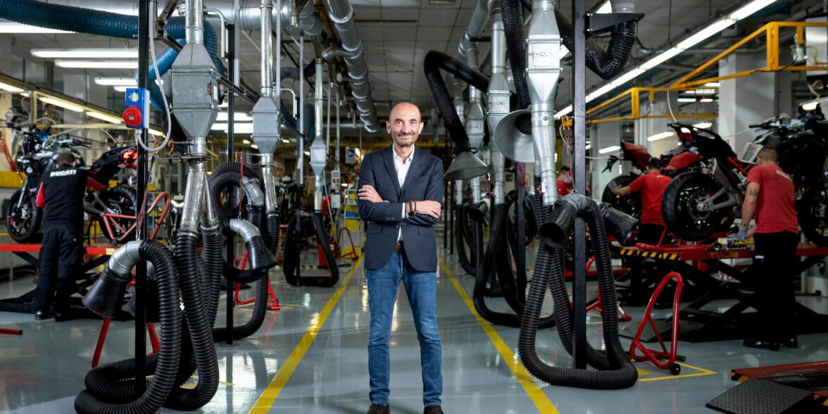 Claudio Domenicali, Ducati's CEO. Media sourced from Ducati.
