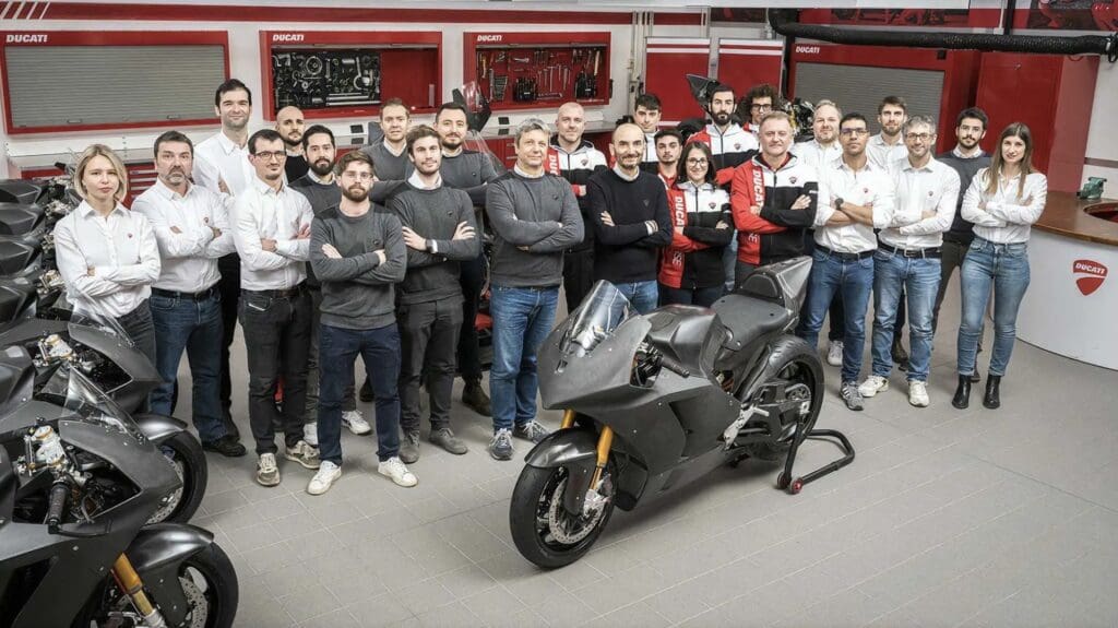 Ducati's V21L prototype, which has begun production! Media sourced from RideApart.