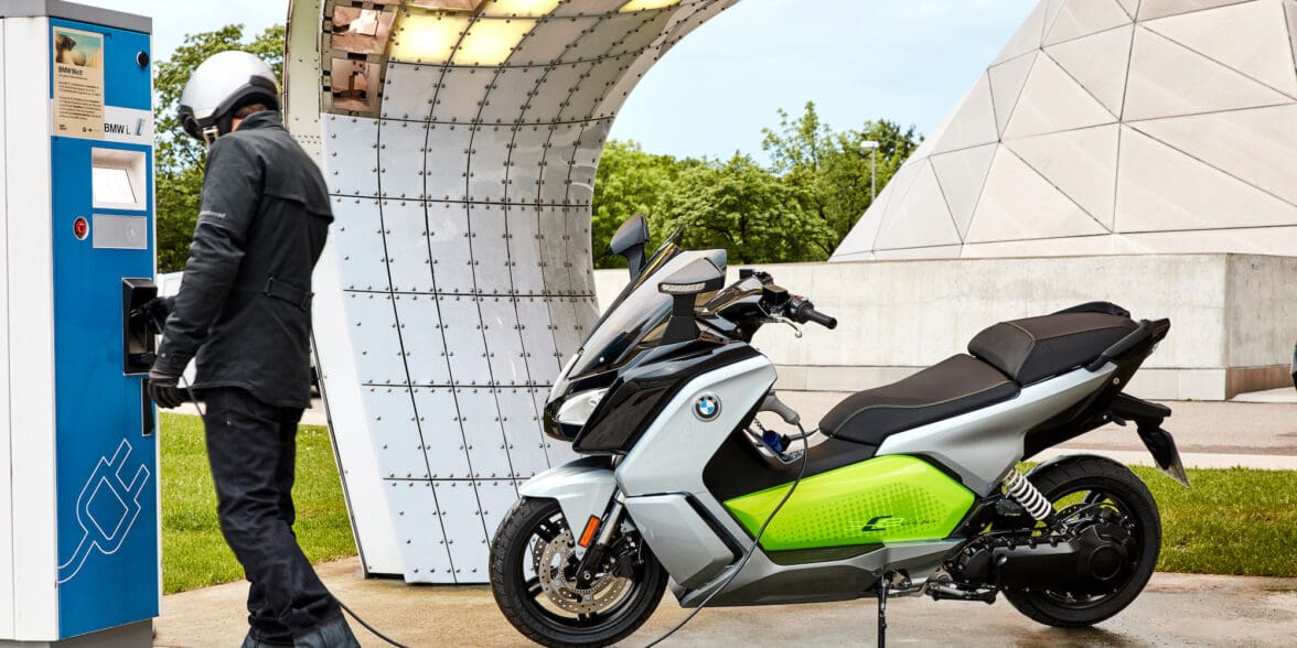 A motorcyclist filling up at a station. Media sourced from Motorcycle.com.