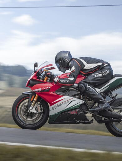 A view of Energica's available bikes. Media sourced from Energica.