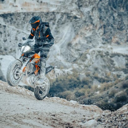 KTM's new 2023 390 Adventure. Media sourced from KTM's press release.