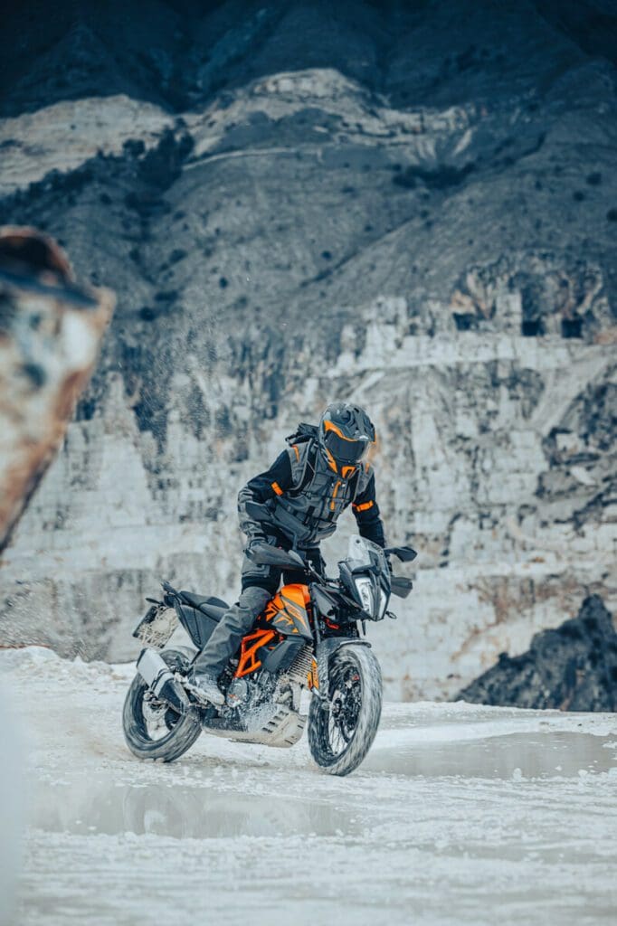 KTM's new 2023 390 Adventure. Media sourced from KTM's press release. 