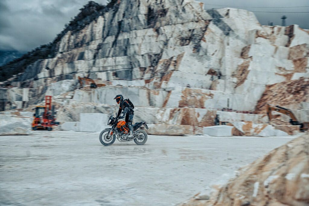 KTM's new 2023 390 Adventure. Media sourced from KTM's press release. 