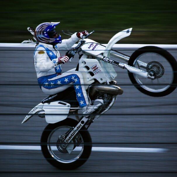 "Captain" Robbie Knievel. Media sourced rom the Oil City News.