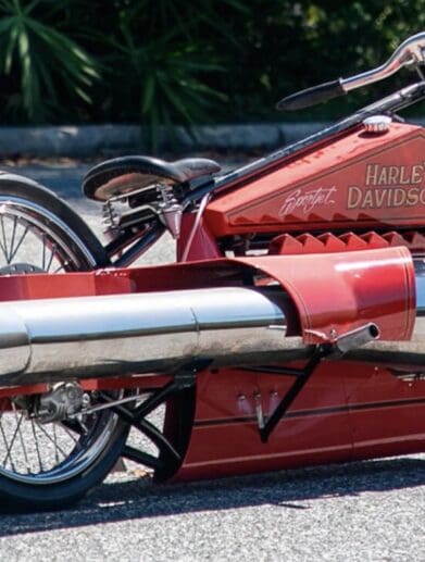 Robert Maddox's Harley-style Jet Bike. Media sourced from Design Boom.