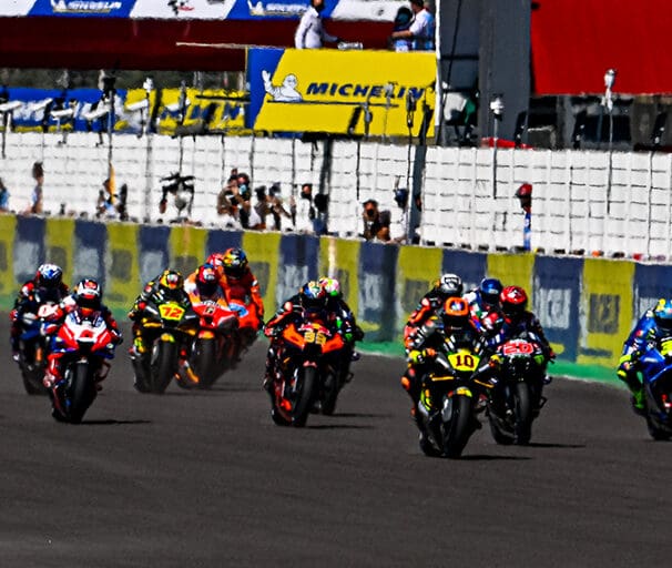 Dorna's faithful racers, tackling the circuit mid-season. Media sourced from MotoGP.