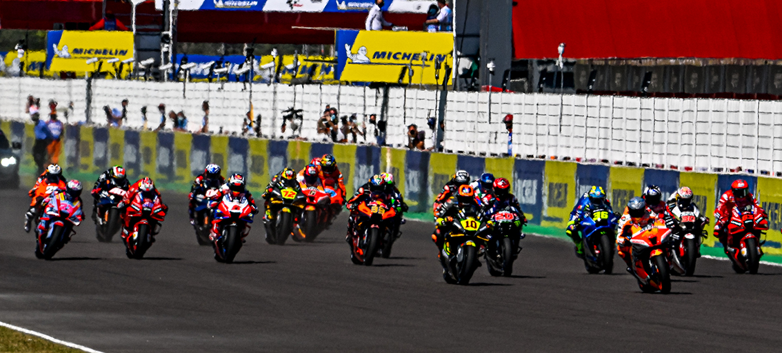 Dorna's faithful racers, tackling the circuit mid-season. Media sourced from MotoGP.