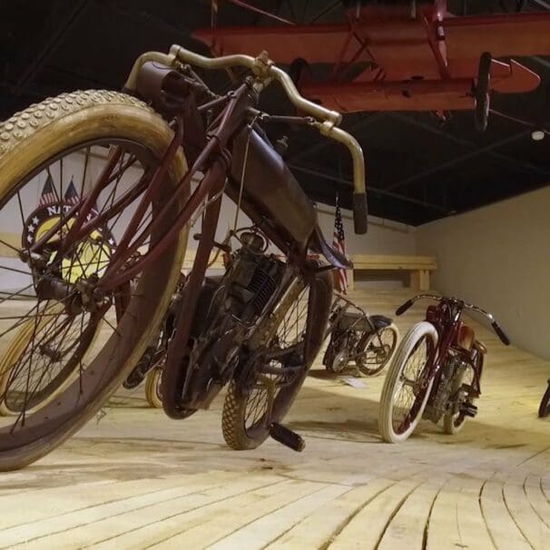 A view of the Iowa National Motorcycle Museum. Media sourced from the National Motorcycle Museum's website.