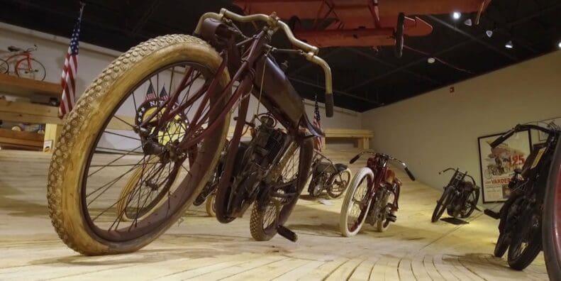 A view of the Iowa National Motorcycle Museum. Media sourced from the National Motorcycle Museum's website.