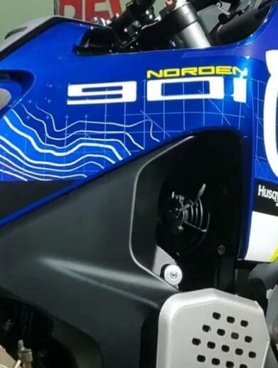 Husqvarna's Norden 901 'Expedition' model. Media sourced from Visordown.