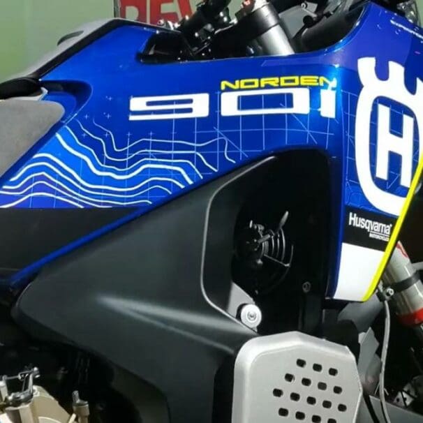 Husqvarna's Norden 901 'Expedition' model. Media sourced from Visordown.