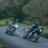 A pair of Huskies enjoy the local twisties and smooth asphalt. Media sourced from Husqvarna.