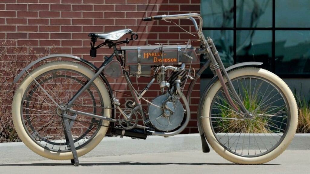 A Harley-Davdison strap tank that sold at Mecum auctions for $850k. Media sourced from VisorDown.