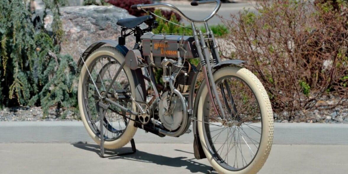 A Harley-Davdison strap tank that sold at Mecum auctions for $850k. Media sourced from VisorDown.