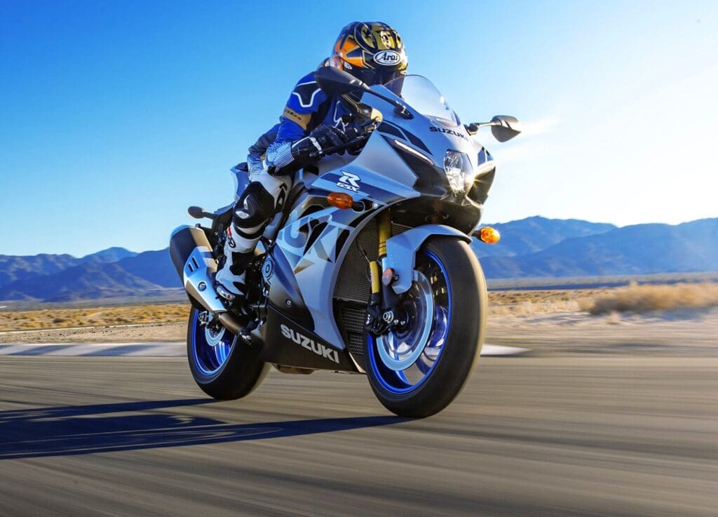 Suzuki's iconic GSX-R line. Media sourced from Suzuki.