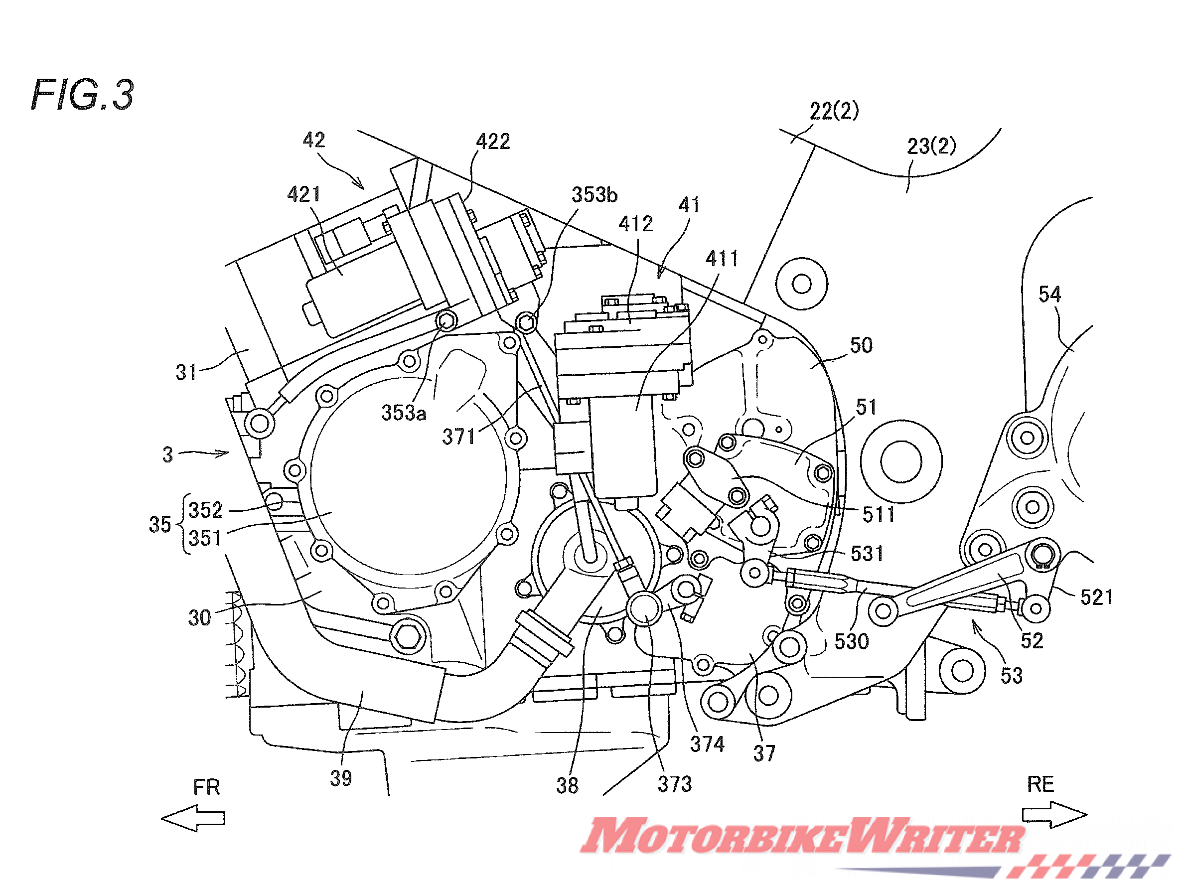 Suzuki automatics patents in Hayabusa