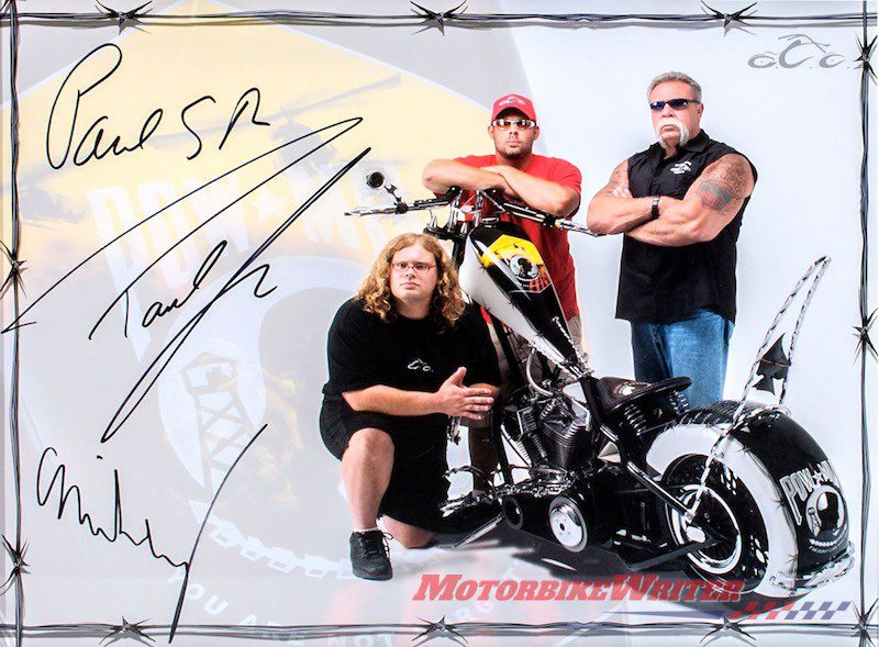 Russell Crowe Rabbitohs Chopper made by Teutul American Chopper