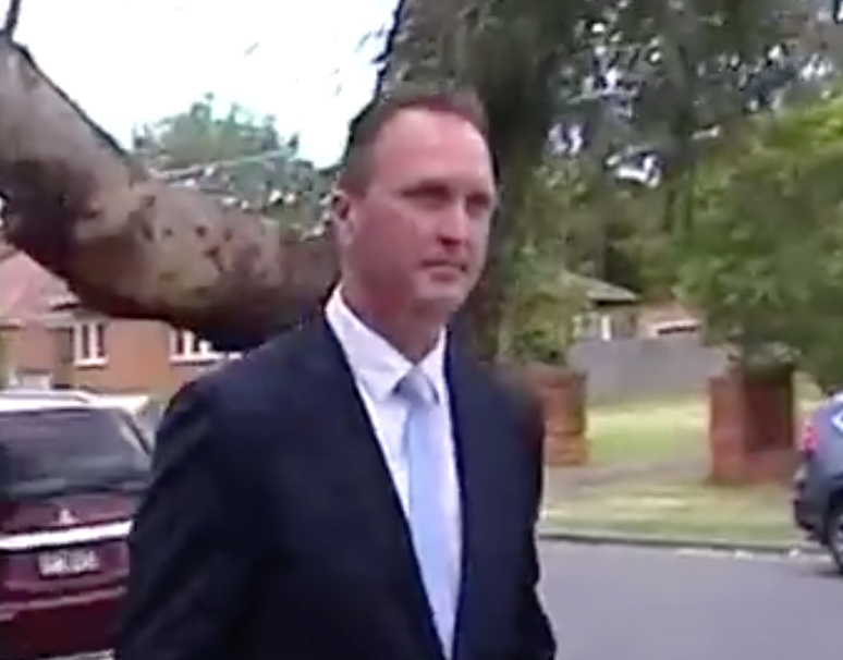 Brett Rossiter hitting charge - NSW police