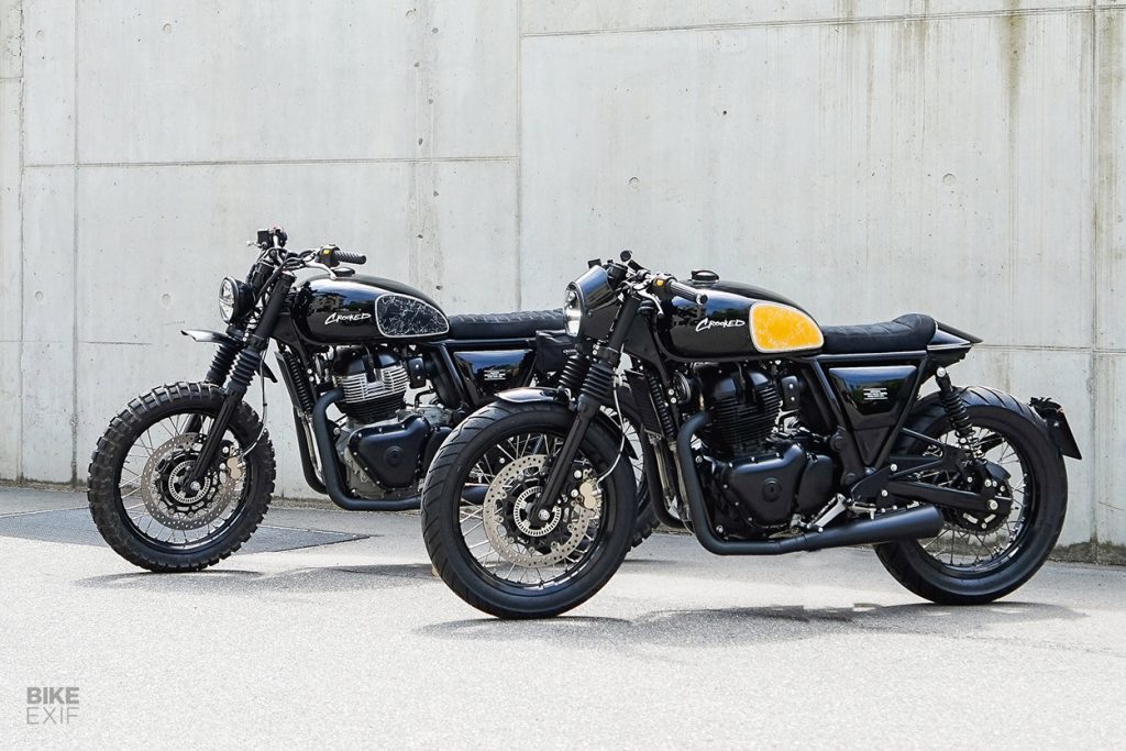 the RoyalSERIES kits from Crooked Motorcycles. Photo courtesy of BikeEXIF.