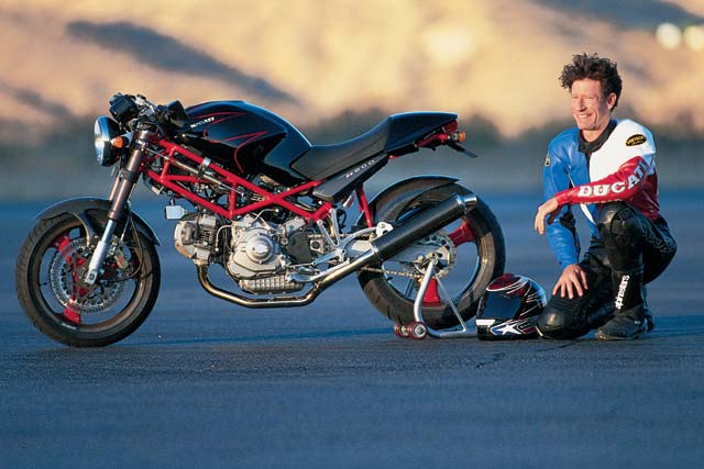 Lyle Lovett with Monster Ducati