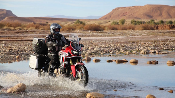 Laura Csortan and Christophe Barriere-Varju in "Riding Morocco: Chasing the Dakar” on TV automatic